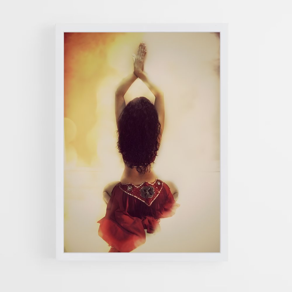 Poster Petite Danseuse Rouge (vue 3)